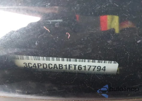 2015 Dodge Journey American Value Pkg z USA, uszkodzony, nr VIN 3C4PDCAB1FT617794